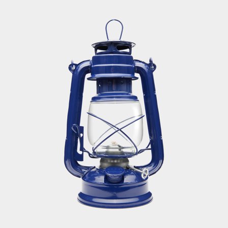 Stormlykta / fotogenlykta NOCK Mysingen X, 250 mm, blå, med veke