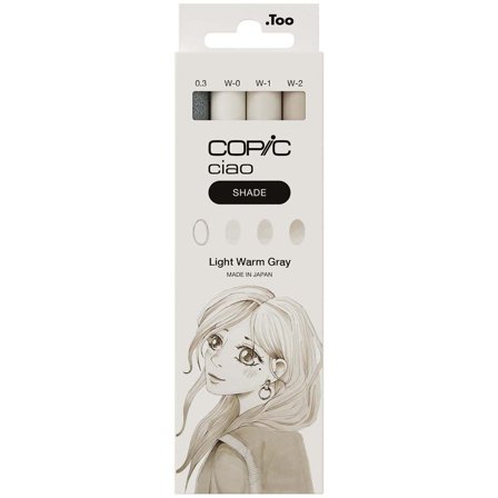 Copic Ciao Shade Set Light Warm Gray 4-pakk