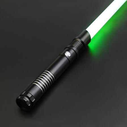 RGB Ljussabel Tung Duellering Metallfäste Smidig Swing Blixt på Clash Flera färger Ljud Byt Laser Sword Leksaker TSK-E21Blacks Super RGB