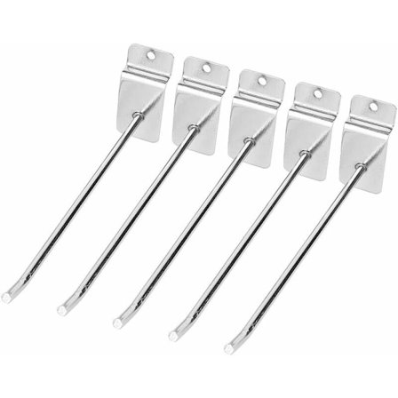 Seinätelineet myyntiteline supermarket ruostumattomasta teräksestä koukut 25 kappaletta (4,2 mm leveä 15 cm pitkä)