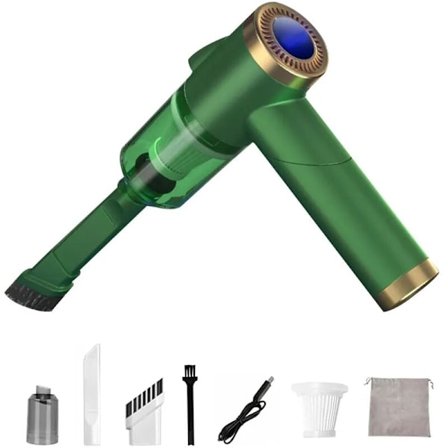 Bærbar støvsuger til bil, foldbar, stærk sugeevne