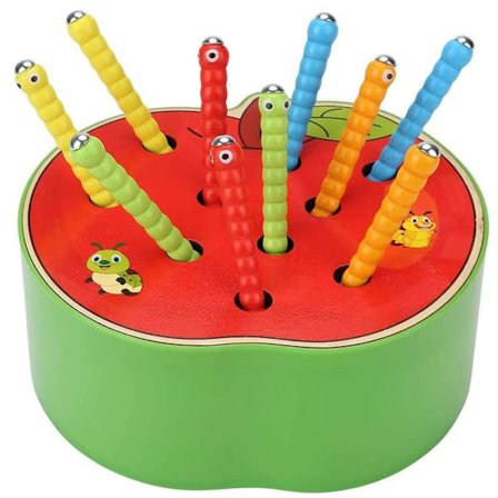 Tre Montessori-leker for spedbarn, treleker fange insekter spill tidlig læring leker pedagogisk gave til barn