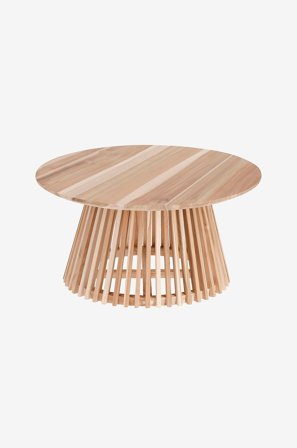 Jotex - Sofabord Ø 80 Cm Natur/natur - JEANETTE - Kjøp Sofabord hos Jotex