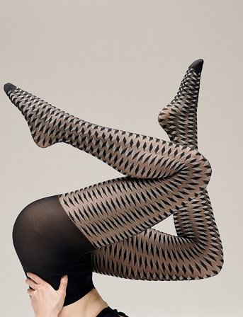 Sneaky Fox Harlow Tights - Black - ONE SIZE