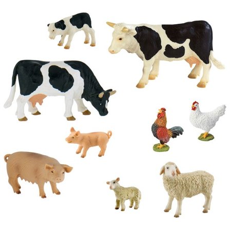 BULLYLAND Bondgårdsdjur 9/fp - Lyreco - Skola och förskola - Lekmaterial - Lekfigurer - Djur