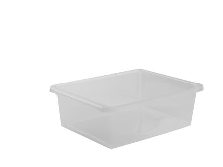 NORDISKA PLAST Förvaringsbox Store It 10L, transparent - Lyreco - Skolmöbler och inredning - Förvaringsmöbler - Backar, boxar och korgar