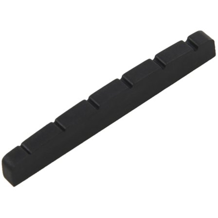 6 stk. Svarte 6-strengs Gitar toppnøtter 42x3.5mm