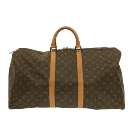 Louis Vuitton Vintage Pre-owned Keepall 55 Monogram Väska brun, Dam Vintage Väskor, Dam, Storlek: ONE SIZE
