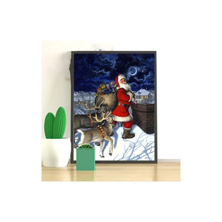 5D Diamantmålning Full Diamant Julserie DIY Special Sha