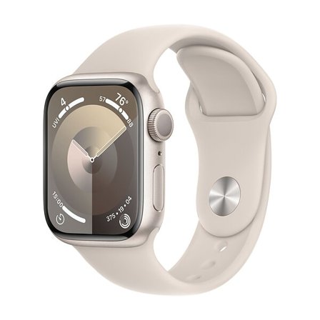 Apple Watch 9 Aluminium 41mm WiFi Sølv Grade A
