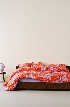 Jotex - Påslakanset Dubbelsäng Ekologisk Orange ANNA - Köp Dubbelsäng hos Jotex