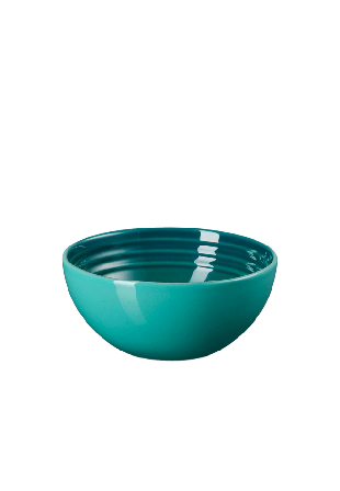 Le Creuset Signature stengods snackskål 12cm Bleu Riviera Dukning & servering Blå ONESIZE