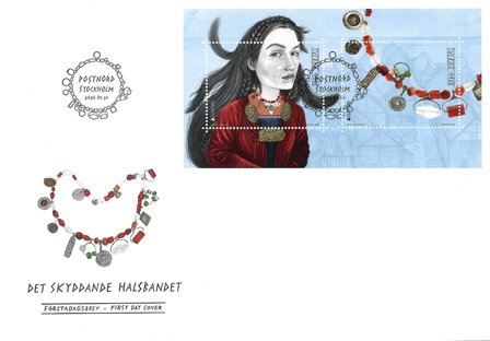 Sverige - EUROPA 2025 Nationale arkæologiske opdagelser - FDC med miniark