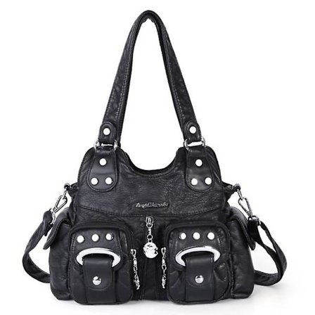 Damhandväska Handväska Stor Multificka Handväska PU Mjukt Läder Dam Messenger Bag Axelväska Hand