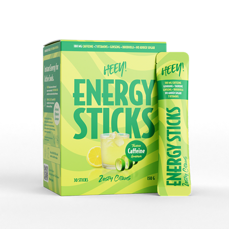 Heey! Energy Sticks Koffein + Guarana, 30 st