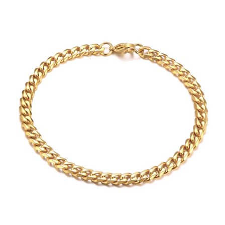 Armor armbånd kæde armbånd guld 5mm