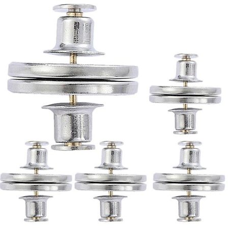 5 Par Gardinmagneter Lukkevekter Magneter Knapp Gardin Magnetisk Holdback