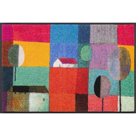 Paillasson Bel Villaggio tvättbar smutsavvisande matta i olika storlekar tvätt + tork design