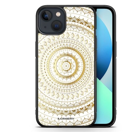 Bjornberry Skal iPhone 13 Mini - Guld Mandala