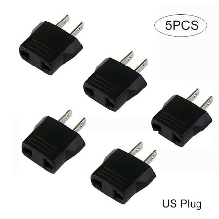 5 st 110V till 220V Konverteringsadapter Pluggar Reseadapter Konverterare