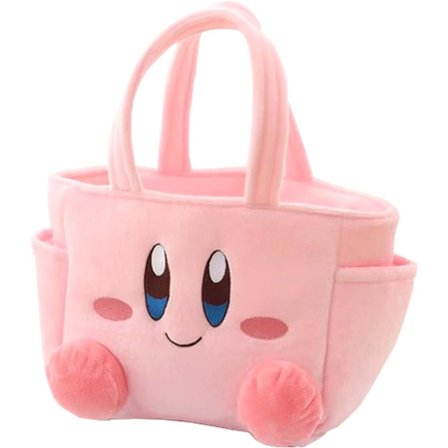 Rosa plysch handväska Lovely Makeup Organizer Handväska Förvaring Söt lunch shoppingväska för flickor