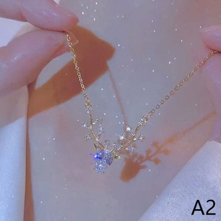 Mote smykker One Deer Has You Little Elk Halskjede for kvinner