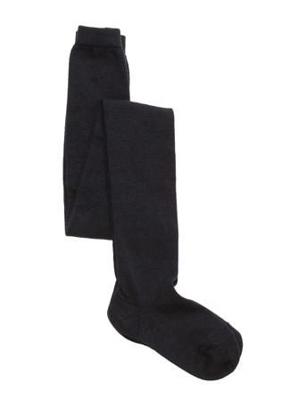 Wool/Cotton Tights Socks & Tights Tights Blå Mp Denmark