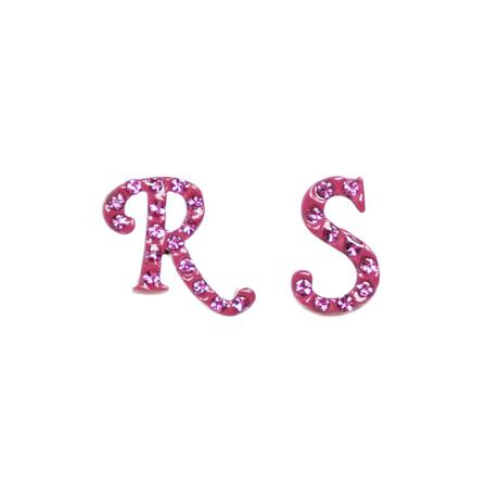 Raf Simons Earrings with logo Pink, Dame Øreringe, Størrelse: ONE Size