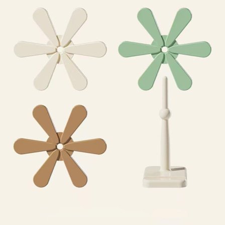 Silikoneunderlag med isolering – Varmebestandig bordbeskyttelse med dekorativt design | Holdbar beskyttelse til tallerkener, kopper og servering_OF