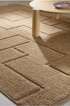 Jotex - Katoenen Tapijt 200x300 Cm Beige Beige - CEDAR - Koop Katoenen vloerkleed bij Jotex