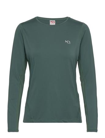 Nora 2.0 Long Sleeve T-shirts & Tops Long-sleeved Grønn Kari Traa*Betinget Tilbud