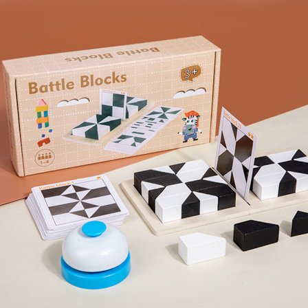 Educational Hidden Blocks Pedagogical Toys - Develops Children's Spatial Ability Interactive Game for Parents and Children Logical Thinking Gift