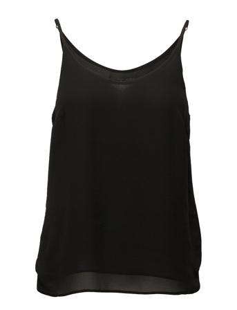Srfrida Top Grs Top Ærmeløs Top Sort Soft Rebels