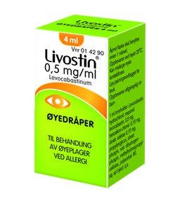 Livostin øyedr 0,5mg/ml