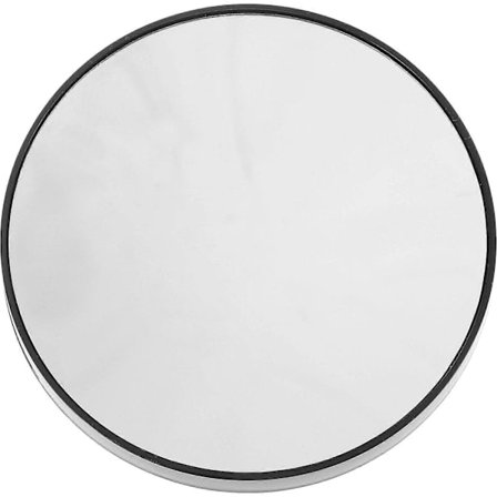 8,8 cm 10x förstorande väggmonterad liten rund portabel sminkspegel, ficksminkspegel, badrums sminkverktyg med 2 sugkoppar