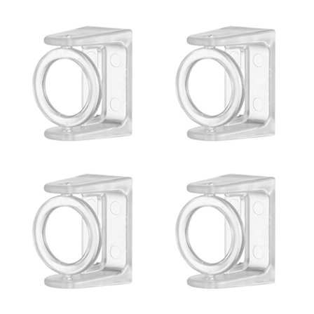 4 kpl Verhotangon pidike Vaatekiskon pidike LÄPINÄKYVÄ