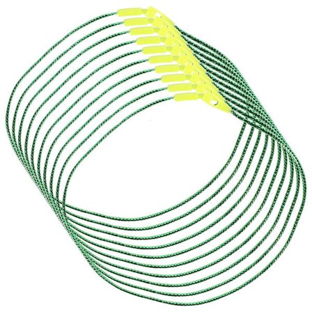 200 stk. julepynt kroge snap snor juletræ kroge til gave smykker vedhæng (20.00X0.10X0.10CM, grøn)