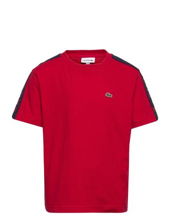 Tee-Shirt&Turtle T-shirts Short-sleeved Röd Lacoste