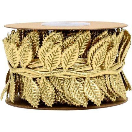 10M Guld Blade Bånd Trim Reb til Girlander DIY Håndværk og Fest Bryllup Hjem Dekorationer