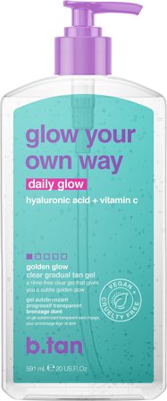 b.tan Glow Your Own Way Daily Glow 591 ml, Skincare, Solpleje, Selvbruner