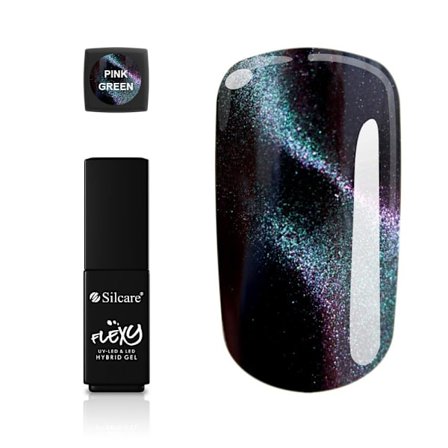 Flexy - Hybrid gel - Cat Eye - Pink Green - 4,5 gram