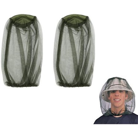 ING 2-pak, myggehætte, bihat, biavlerhat, myggenet, biavler myggenet, myggehovedbeskyttelse, insektnet
