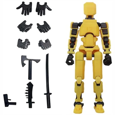 Titan 13 Action Figurer T13 Figur 3D Printed Multi-Jointed Movable Lucky 13 Action Figur Nova 13 Action Figur Dummy