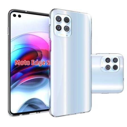 Motorola Moto G100 støtdempende silikonetui Simple Transparent