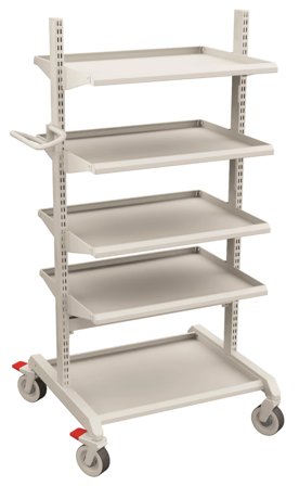 Treston C74041003 Transportkjerre type 3 basic, med 5 plater, Garasjeinnredning & oppbevaring