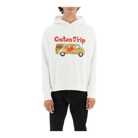Dsquared2 Hoodies Hvid, Herre