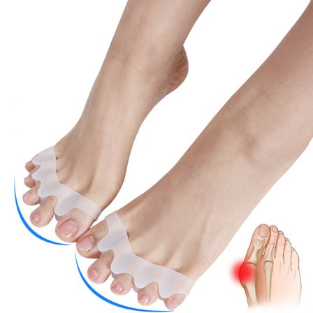 Tåskiller til Hallux valgus 1 par White