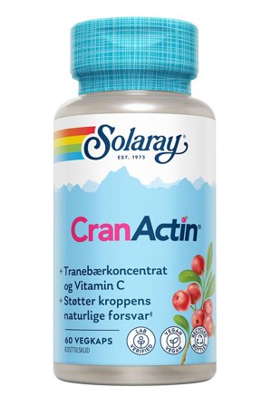 Solaray CranActin Tranebær 60 veg. kaps., Helse & Madvarer, Ingredienser, Tranebær