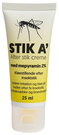 Stik A' Afterstik Creme 25 ml, Medicin & Pleje, Lus, Myg & Flåter, Myg