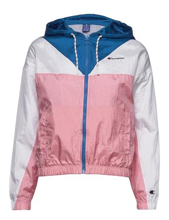 Hooded Full Zip Sweatshirt Pink Champion